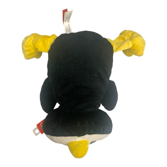 Black and Yellow Plush Penguin Toy - Picture 4 of 6
